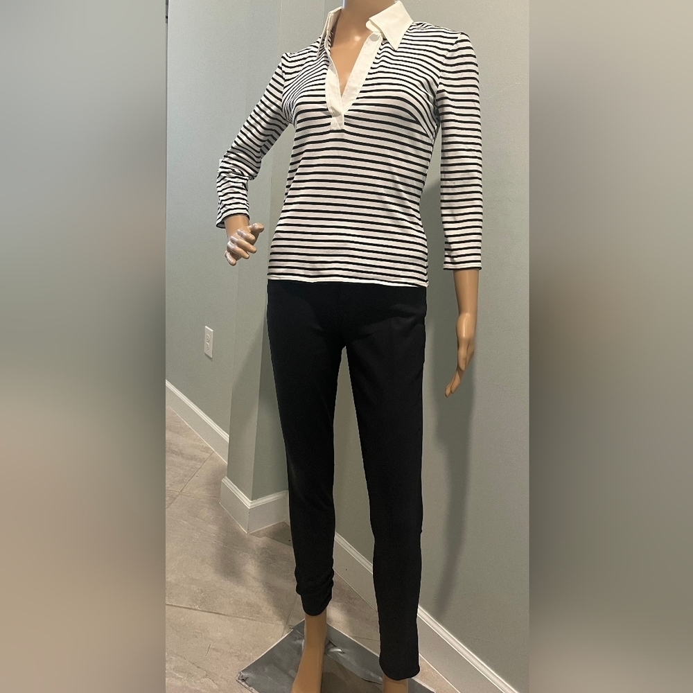Elie Tahari "Selena" Black Denim Jean's in Size 2    NWT